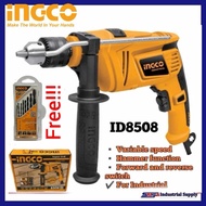 Ingco Electric Impact  Drill 850W free drill bit set