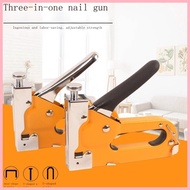 Free Shipping Manual Nail Gun Three-purpose Code Nail Gun U-shaped T Carpentry Nail Gun Horse Nail G