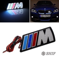 1X ///M Power LED illumine Front Grille Grill Badge Emblem Fit For BMW Universal
