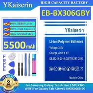 5500mAh EB-BX306GBY Long Lasting Tablet Battery For Samsung Galaxy Tab Active 5 SM-X300 Wi‑Fi For Ga