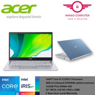 Acer Aspire 5 A514-54-59BU 14'' FHD Laptop Glacier Blue ( I5-1135G7, 16GB, 512GB SSD, Iris Xe, W11, 