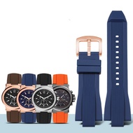 KLEFG Silicone Watch Band for Michael Kors MK8184 MK8729 MK9020 MK8152 MK9020 MK9026 Raised Mouth Wa