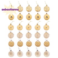 30Pcs Christmas Tree Decor High Qulity White Gold Ball Ornament Bauble Party Hanging Ball for Home C