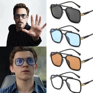 Sunglasses Avengers Tony Stark Flight Style Men's Sunglasses Men's Square Brand Design Cermin speck 