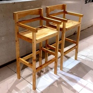 Modern Backrest Bar High Bar Chair Chair Tea Shop High Stool Bar Front Desk Household Foot Stool Cha