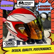 Helmet SHOEI JSTREAM Yamaha - Red / Silver / Blue / Visor SHOEI CJ1 (1 to1)