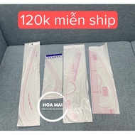 Basic set of 4 Piece rulers for tailors, plastic rulers - garment accessories