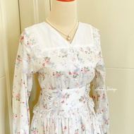 Himeka Vintage - Clarice Dress - Vintage Dress - Cottagecore Coquette Dress - Fairy Dress - Floral D
