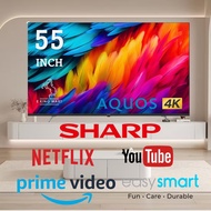 SHARP 4K Ultra HD 55 inch 55" / 50" Smart Led 4TC55GJ4000X Smart TV 4TC50GJ4000X Netflix Youtube Pri