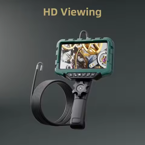 7-inch Screen 6.5/6.2/3.9MM Single/Dual Lens 1080P HD 360° Steering Endoscope HD Camera for Car Main
