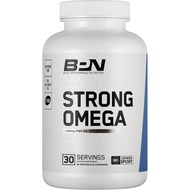BARE PERFORMANCE NUTRITION, BPN Strong Omega Fish Oil Soft Gel, 1290mg Fish Oil per Capsule, Wild Ca