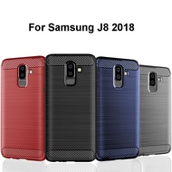 Anti-Crack Casing For Samsung Galaxy A6 A7 A9 A8 Plus J2 Pro J4 J6 J7 J8 2018 J730 A5 2017 Soft Carbon Phone Case Cover