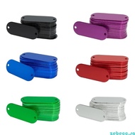 zebecc Multifuntional Stainless Steel Stamping Blanks Text Engraved Label Easy Installation for Asse