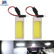 【Must-Have Accessories】 2pcs Festoon T10 W5w Dc 12v 24v Cob 36 Smd Led Bulbs Dome Reading Car Door License Plate Clearance Lights Indicator White