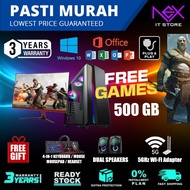 ✅ INTEL i3 i5 i7 Ryzen RX 5700 RX 580 RTX 2060 3060 4060 BUDGET GAMING STREAMING EDITING COMPUTER DESKTOP PC CPU MURAH