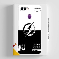 Premium Casing Hp Untuk Oppo F9 / Realme 2 Pro - Desain Game Over & Level Up Case Silikon Softcase T