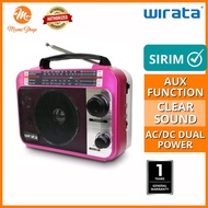 WIRATA Portable Radio With AUX LT-Q1A | Mini Radio | Quality Radio