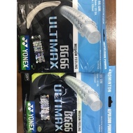 ORIGINAL PLUS Original Bg 66 Ultimax Racket Strings Plus Installation