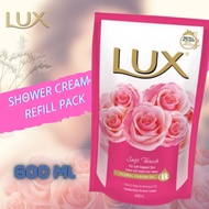 Lux Shower Cream Refill Pack 600ml Body Wash Sabun Lux Refill