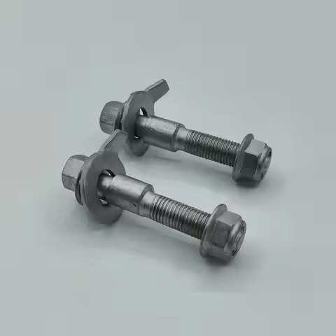 2 Pieces Adjustable Camber Bolt 14mm Universal 81260 Adjustable Camber Kit Camber Adjusting Kit Vehi