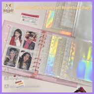 Photo Storage Bag A5 Binder Sleeves 1/2/4P Photo Album Refill Inner Cards Photocard Home Decor Pages