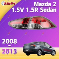 สำหรับ Mazda 2ไฟท้าย Mazda2ไฟท้าย2008-2012ซีดานไฟท้ายไฟท้ายด้านหลังไฟท้าย Lampu ไฟท้าย Akhir Lampu B