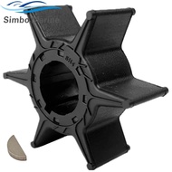Water Pump Impeller & Key For Yamaha Outboard 25-50 HP Models 6H4-44352-00 6H4-44352-01 6H4-44352-02