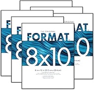 MCS Format Picture Frames, Black, 8 x 10, 6-Pack