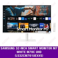 Samsung 32-inch Smart Monitor M7 White M70C UHD (LS32CM701UEXXS)