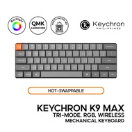 Keychron K9 Max QMK Mechanical Keyboard 65%, Tri-mode, RGB, Low Profile, QMK/Launcher, Hotswap