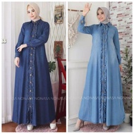 **HANUM DRESS*|*TEENAGE GAMIS* DENIM JEANS*|*JEANS GAMIS* Outfit.RDN.bdg outfit.RDN.bdg