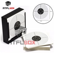 ATFLBOX BB Gun Target Pellet Trap Card Holder & 50 Cards Shooting Target