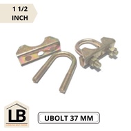 1-inch Bracket Clamp - 37mm UBOLT - Exhaust Bracket - 37mm U Clamp