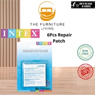 INTEX 59631 6Pcs Repair Patch Repair Kit Self-Adhesive Patch for Swimming Pool Inflatable Air Mattress and Floating Toys