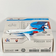 JC Wings LH4236 1: 400 Slovakia Special Machine Fokker Fokker100 OM-BYC Alloy
