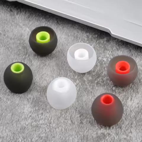 6Pcs Silicone Ear Tips for Lenovo HE05 QE66 Eartips JBL T280A T380A W30BT Headphones Tips HUAWEI Fre