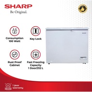 BOX FREEZER SHARP 200 LITER FRV-210X CHEST FREEZER