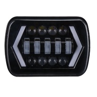 OVOVS Accessories Car 55w Turn Signals Lights 5X7 Led Square Truck Headlights for Jeep Cherokee XJ