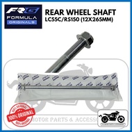 FRG REAR WHEEL SHAFT YAMAHA LC55C / Y100 / Y110/Y125Z / Y110 SS2/LC135 / Y15ZR/ MODENAS KRISS110 STA