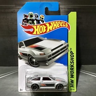 Hot Wheels Toyota AE-86 Corolla AE86 HW Workshop 2013 Silver