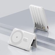 Zeallion 15W Portable Backup Battery Powerbank for Suction Magsafe Wireless Phone Charger for iPhone