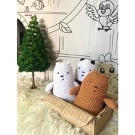 Supper amigurumi we bare bears (package)