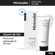 Minimalist 10% Vitamin B5 Oil-Free Lightweight Face Moisturizer with Zinc For Oily & Acne Prone Skin