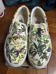 【平清！$120】正版 Vans Slip-On 花卉印花懶人鞋 (EUR 38 / 24cm) 95%新連原盒