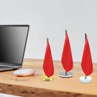 [Kesoto1] Table Flag Stand Desktop Flag Stand Metal Desktop Meeting Office Flag Holder