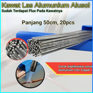 COD Taffware Kawat Las Aluminium Electrode Suhu Rendah 500mm 20PCS M127271 / Kawat las listrik stain