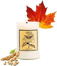 Maple-Cinnamon Scented Candle, Plant Based Aromatherapy Candle for Home Decor & Kitchen Décor, 24Hrs