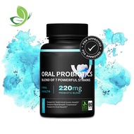 Oral Probiotic 220 Mg with Blis K12 and M18 To Improve Bad Breath, Support Healthy Teeth, Gums and I