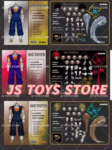 In Stock Octoys OC Toys Dragon Ball SHF 3.0 Super Saiyan SSJ Vegito Anime Action Figures Collection