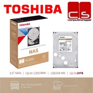 Toshiba N300 NAS Internal Hard Drive - 4TB/6TB/8TB/10TB/12TB/14TB/16TB/18TB/20TB